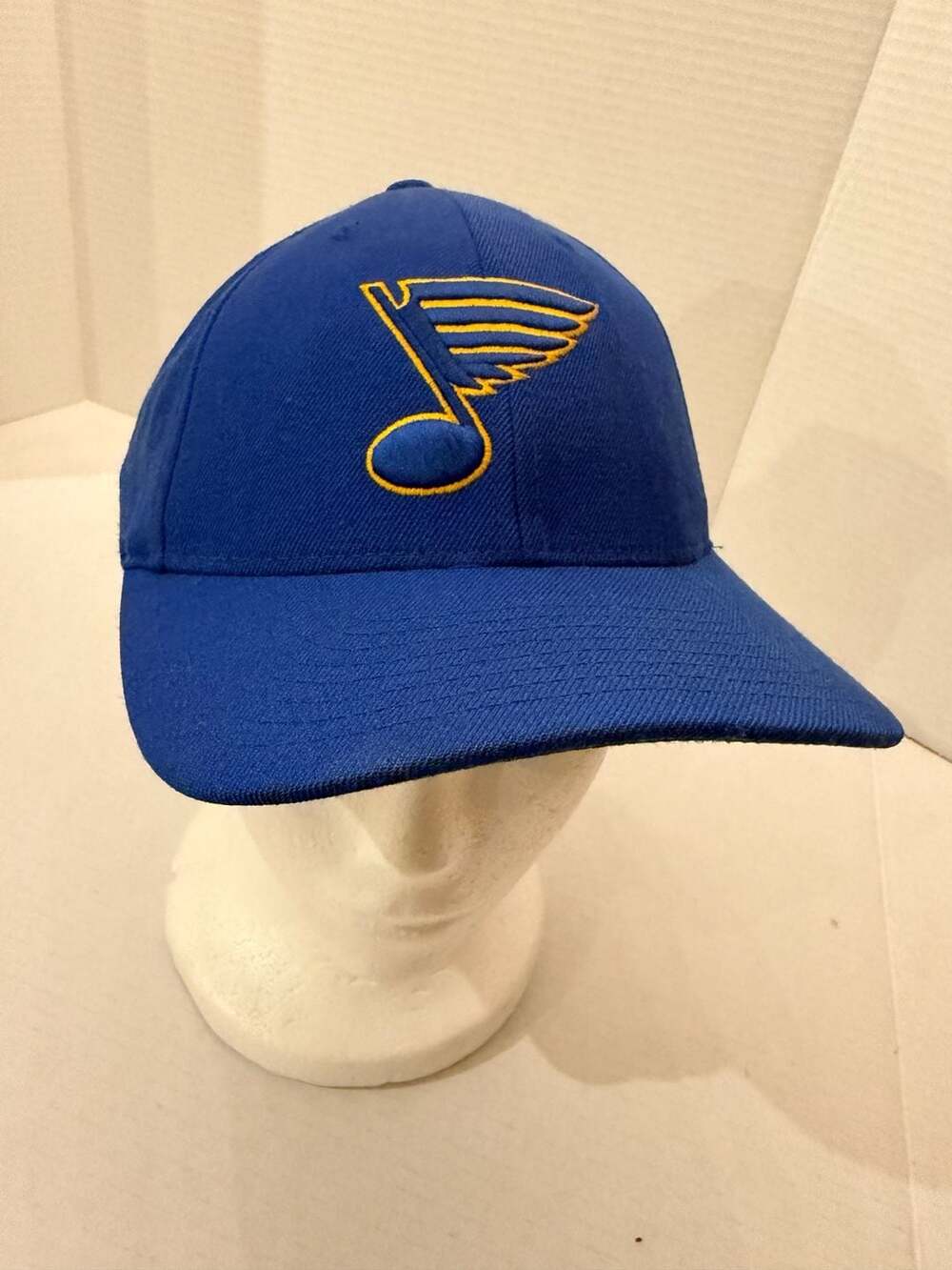 Mitchell & Ness St. Louis Blues Snapback Hat Blue Yellow